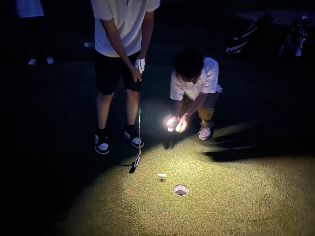 学生ゴルファー支援の様子④